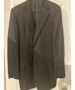 Hickey Freeman Loro Piana Tasmanian Super 120s Wool Blazer Men&#39;s 42L Gray - $29.20