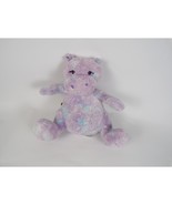 Build A Bear Blue/Purple Tye Dye Plush - Hippo 12&quot; Stuffed Animal - $10.88