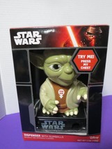 Disney Star Wars 2016 Yoda Gumball Dispenser W/ Gumballs Talking New In Box - $24.75
