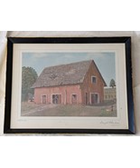 1958 Dwight Eisenhower Christmas White House Gift Framed Print Deserted ... - $7,386.85 MXN