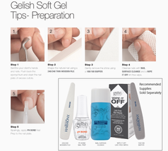 Gelish Soft Gel Nail Tips - Medium Coffin Light Nude, 120 Count image 3