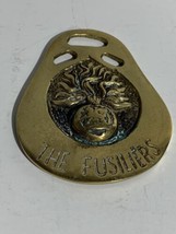 Royal Regiment of Fusiliers Horse Brass Medallion Historic English Military - $48.49