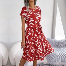 Dress Women Claret Leaf XL - £15.84 GBP