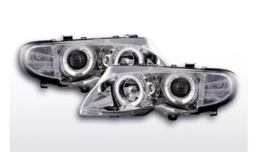 FK Pair LED DRL Halo Ring headlights BMW 3-series E46 Saloon Touring 02-... - £259.23 GBP
