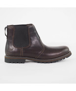 Timberland Men&#39;s Larchmont Dark Brown Leather Chelsea Boot 9706A ALL SIZES - £88.57 GBP