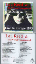 Lou Reed / Velvet Underground - Live In Europe 1993 ( Swingin&#39; Pig ) ( 2 CD SET  - £24.22 GBP