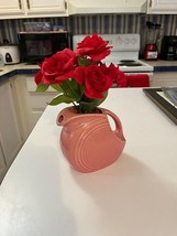 FIESTA FIESTAWARE Rose Pink Disc Pitcher Carafe with flowers refer to pictures - £45.94 GBP