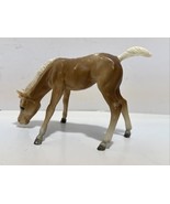 Vintage Breyer Foal Palomino Grazing #153 5 X 7 in Horse Pony Toy Collec... - $15.83
