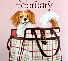 Cavalier King Charles February Dog Days Poster Calendar 14 x 11&quot; Art DWD... - $40.95 CAD