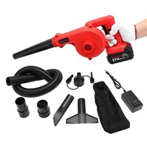 Mini Leaf Blower Red,2-in-1 Cordless Small Blower with 4.0Ah Battery and... - $4,617.90 MXN