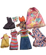 Barbie Doll Clothing Accessories Lot Mattel Dress Shirt Tank top 9 Pieces - $14.25