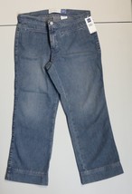 NWT GAP Blue Denim Capri Women&#39;s Size ▪ 6 Regular ▪ Wide Cuff ▪ New With Tag! - £15.92 GBP