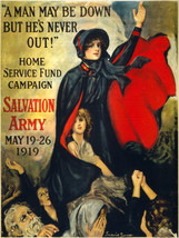Vintage POSTER.1919 Salvation Army.Wall Art Decor.Home wall design.1254 - £14.12 GBP+