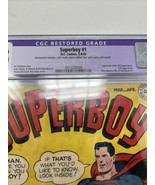 Superboy #1 CGC 2.5 (R) 1949 Superman Appears, Kicks Off Longtime Series... - £1,490.20 GBP