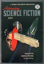 Astounding Science Fiction British Edition 4/1952-sci-fi pulp fiction-VG - £29.97 GBP