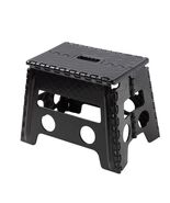 One Step Folding Step Stool, Black Plastic - €28,17 EUR