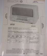 Vintage PhotoFact Dewald Model D-518 Instructions 1950 - $5.46 CAD