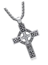 316L Stainless Steel Necklace Jesus Crucifix Cross For - £34.75 GBP