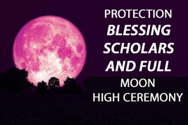 April 16TH Protection Blessing Full Coven &amp; 7 Scholars Pink Super Moon Of Magick - £79.65 GBP