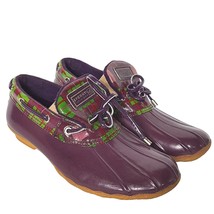 Sperry Top Sider Womens Purple Waterproof Rubber Duck Boot Shoes Size 8 M - £24.65 GBP