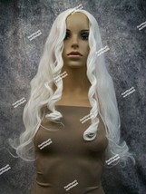 White Gothique en Blanc Wig Supernatural Angel Spirit Haunted Ghost Vampire Hag - £13.33 GBP