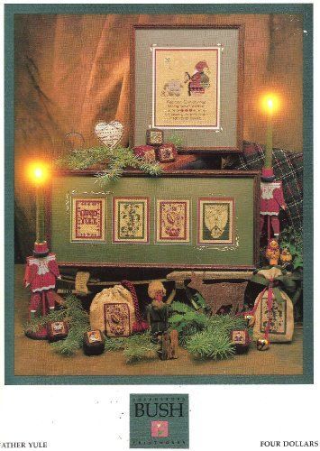 Father Yule [Pamphlet] Sepherds Bush Christmas Cross Stitch Pattern Needlepoint - $8.56