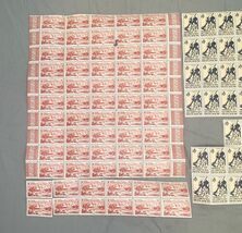 French West Africa Mint Stamp Sheets 50c & 10c Colonial Issues French Colonies image 2