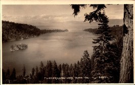 EMERALD-BAY Lake -TAHOE Ca -AZO Real Picture Postcard BK58 - £2.36 GBP