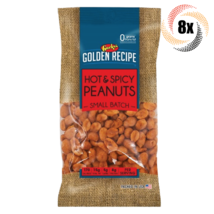 8x Bags Gurley&#39;s Golden Recipe Hot &amp; Spicy Flavor Peanuts | Small Batch | 6oz - £23.63 GBP