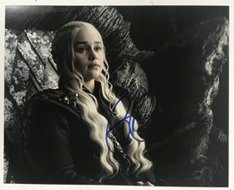 Emilia Clarke Signed Autographed &quot;Game of Thrones&quot; Glossy 8x10 Photo - £62.68 GBP