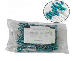 500Pcs Carbon Film Resistor 1/2W 0.5W ±5%- Full Range of Values ( 0.1Ω-4... - £3.53 GBP+