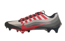 Nike Vapor Edge Speed 360 CV6349-010 White-Grey-Red Men&#39;s Football Cleats 12.5 U - £88.33 GBP