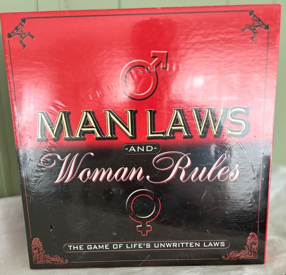 Man Laws and Woman Rules Board Game New Sealed A Game of Life's Unwritten Laws - £12.18 GBP