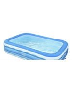 Sable SA-HF071 Inflatable Rectangular Family Size Swimming Pool 118 X 72 X 20in - £27.47 GBP
