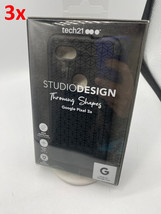 3x Tech21 Studio Design Series Rugged Slim Case For Google Pixel 3a - Black - £7.32 GBP