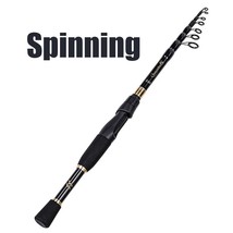 Sougayilang Fishing Rods 1.8M 2.1M 2.4M Spinning Fishing Rod Telescopic Portable - £54.86 GBP