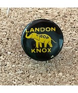 Vintage Landon Knox GOP 1936 Political Campaign Pin 5/8&quot; - $91.51 MXN