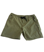 SPORTSWEAR Active Shorts Mens Size 38 Army Green Belted 100% Nylon - $213.79 MXN