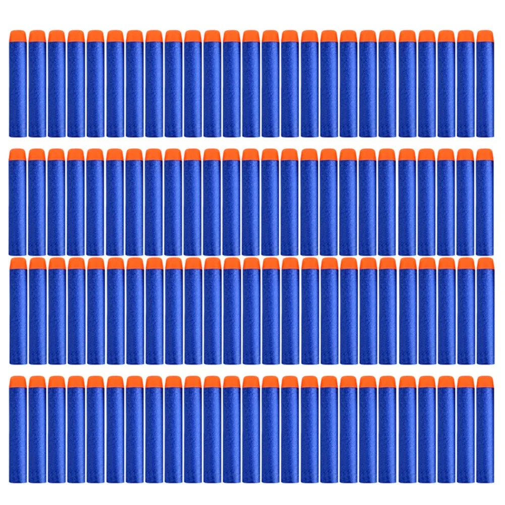 Sporting 200pcs Blue Solid Round Head Bullets 7.2cm For Nerf Series Blasters Ref - £24.12 GBP