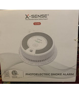 X-Sense Battery Smoke Detector, Photoelectric Fire Smoke Alarm SD06 LED - $40.39 CAD