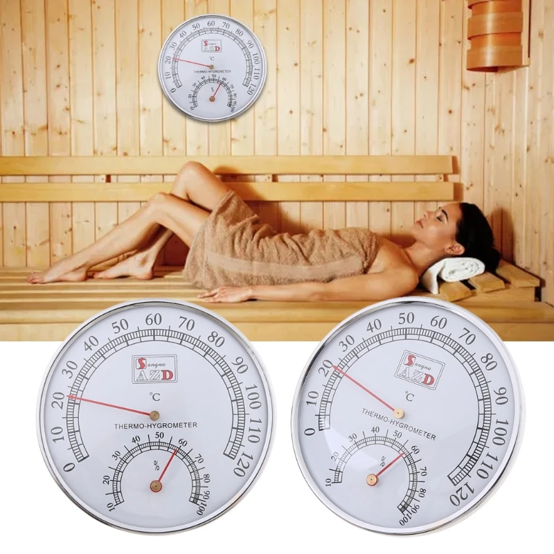 Sauna Thermometer  Case Steam Sauna Room Thermometer Hygrometer Bath And Sauna I - £175.68 GBP