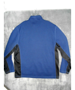 IZOD Perform Long Sleeve Knitted Fleece Lined Full Zip Jacket Men&#39;s XL Blue - $20.50 CAD