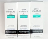 THREE Neutrogena Oil Free Moisture Facial Moisturizer SPF 15 Exp 2/25 4/25 - £59.06 GBP