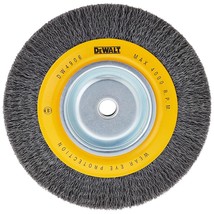 DEWALT Wire Wheel for Bench Grinder, Crimped Wire, 6-Inch - £24.36 GBP
