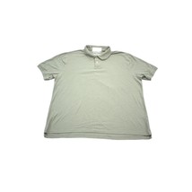 Saddlebred Shirt Mens XLT Sage Green Short Sleeve Perfect Polo Collared Top - £19.69 GBP