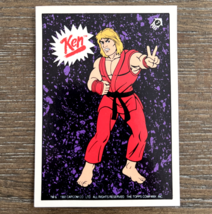 Vtg 1993 Topps Capcom Street Fighter Ii 2 Ken #7 Sticker Card Set Nintendo 90S - £7.31 GBP