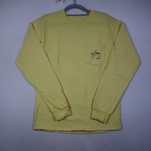 Guy Harvey Blue Marlin Water Shirt Adult S Yellow Long Sleeve Casual Poc... - $10.87