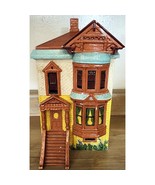 Victorian San Francisco Style Vintage Cookie Jar Ceramic Hand Painted 19... - $31.47