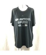 NBA San Antonio Spurs Womens T Shirt Adidas Ultimate Tee Short Sleeve Bl... - £7.66 GBP