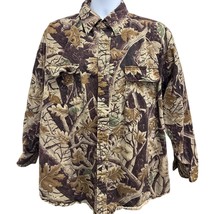 VTG 90s Master Sportsman Mens XL Cotton Shirt Camouflage Hunting Outdoor... - $18.99